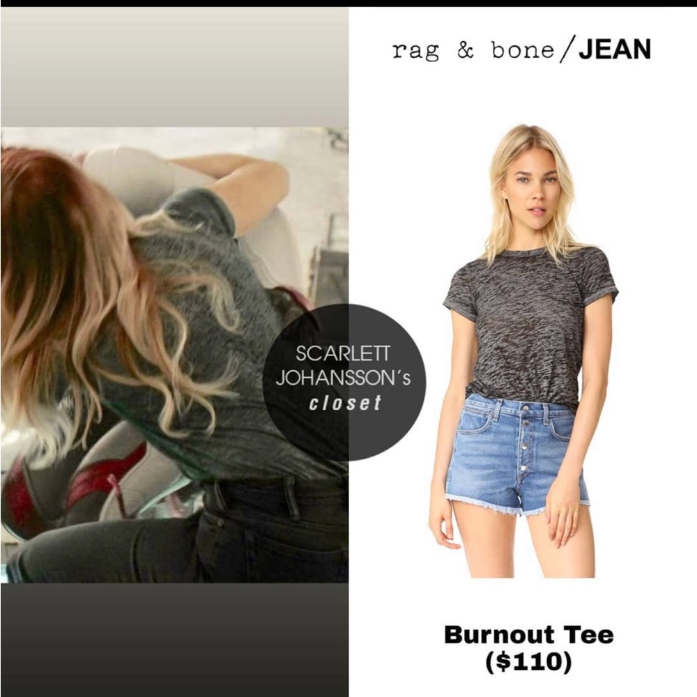 Rag & Bone Burnout Tee